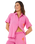 Hotel Malibu Embroidered Shorts in Super Pink
