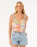 The Rip Curl Womens Cala Vadella Top in Multi