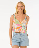 The Rip Curl Womens Cala Vadella Top in Multi