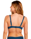 Modern Rib B/C Cup Bikini Top in Dark Blue