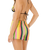 Neon Stripe Beach Shorts in Multi