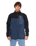 The Rip Curl Mens Anti Series Search Zip Fleece Jacket in Light Navy