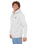 Icons Lined Zip Hoodie in Light Grey Marle