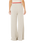 Surf Side Spliced Wide Leg Trousers in Grey Marle