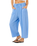 Premium Holiday Barrel Trousers in Cornflower Blue