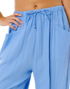 Premium Holiday Barrel Trousers in Cornflower Blue