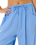 Premium Holiday Barrel Trousers in Cornflower Blue