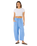 Premium Holiday Barrel Trousers in Cornflower Blue