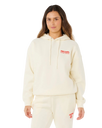 The Rip Curl Womens Surf Puff Heritage Hoodie in Cayenne