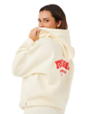 The Rip Curl Womens Surf Puff Heritage Hoodie in Cayenne