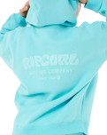 Surf Puff Heritage Hoodie in Electric Blue