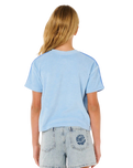 The Rip Curl Girls Girls Sunshine Squad Terry T-Shirt in Light Blue