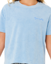 The Rip Curl Girls Girls Sunshine Squad Terry T-Shirt in Light Blue