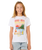Girls Hayley O T-Shirt in Optical White