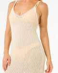 The Rip Curl Womens Cala Vadella Crochet Dress in Off White
