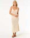 The Rip Curl Womens Cala Vadella Crochet Dress in Off White