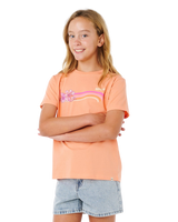 Girls Molokai T-Shirt in Salmon