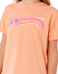 Girls Molokai T-Shirt in Salmon