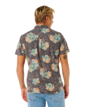 The Rip Curl Mens Sessions Aerotech Shirt in Black