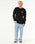 The Rip Curl Mens Stapler Crew Sweatshirt in Black