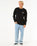 The Rip Curl Mens Stapler Crew Sweatshirt in Black