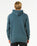 The Rip Curl Mens Stapler Hoodie in Pine Night