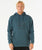 The Rip Curl Mens Stapler Hoodie in Pine Night