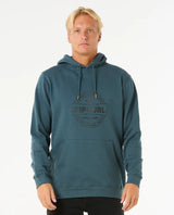The Rip Curl Mens Stapler Hoodie in Pine Night
