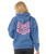 The Rip Curl Womens Icons Of Surf Heritage Hoodie in Moonlight Blue