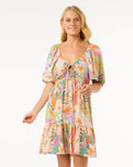The Rip Curl Womens Cala Vadella Mini Dress in Multi