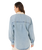 Surf Side Relaxed Denim Shirt in Washed Blue
