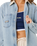 Surf Side Relaxed Denim Shirt in Washed Blue