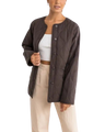 Escapade Quilted Jacket in Dark Oak