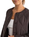 Escapade Quilted Jacket in Dark Oak