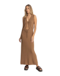 Jossie Knit Vest in Chocolate