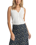 Sunrise Knit Vest in White