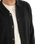 Mohair Button Up Knit Shirt in Black
