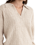 Lexie Collared Jumper in Natural
