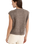 The Rhythm Womens Quinn Knit Top in Oatmeal