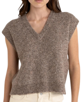 The Rhythm Womens Quinn Knit Top in Oatmeal
