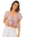 Malibu Cove Top in Blue