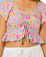 Malibu Cove Top in Blue