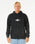 The Rip Curl Mens Raw Energy Hoodie in Black