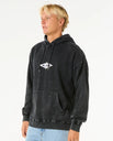 The Rip Curl Mens Raw Energy Hoodie in Black