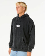 The Rip Curl Mens Raw Energy Hoodie in Black