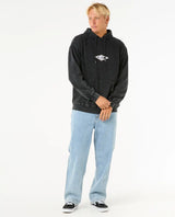 The Rip Curl Mens Raw Energy Hoodie in Black