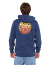 Wettie Passage Icon Zip Hoodie in Light Navy