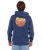 Wettie Passage Icon Zip Hoodie in Light Navy