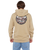 Wettie Passage Icon Zip Hoodie in Khaki Sand