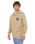 Wettie Passage Icon Zip Hoodie in Khaki Sand
